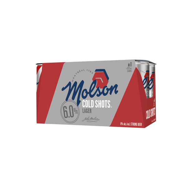 MyNSLC Molson Canadian Cold Shots 8 Can Pack