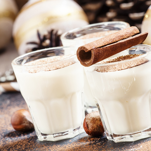 MyNSLC Spiced Rum Nog is the perfect cocktail for warm and cozy evenings