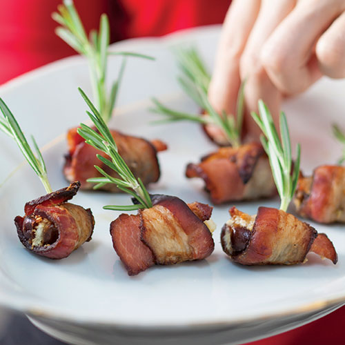 MyNSLC Bacon Wrapped Dates with Goat Cheese
