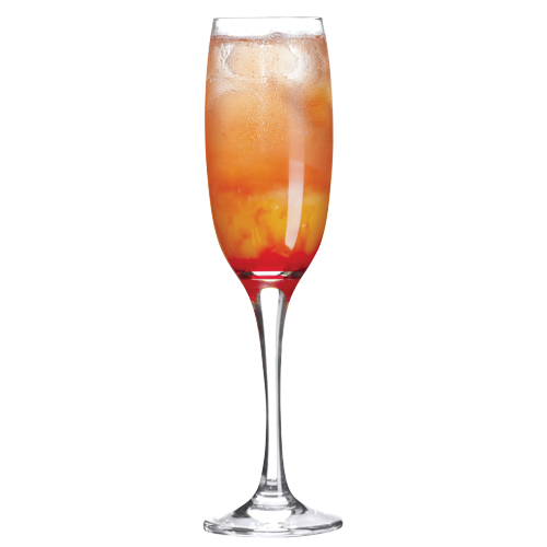 MyNSLC Ciroc Peach Holiday Bellini combines cranberry juice with Ciroc