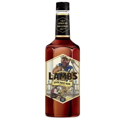 Lambs Navy 151 Overproof Dark Rum