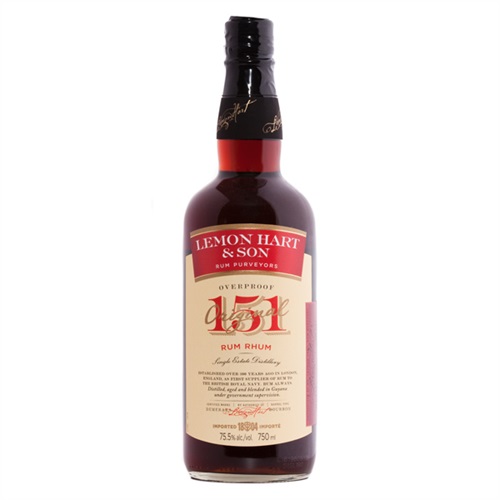 MyNSLC Lemon Hart 151 Proof