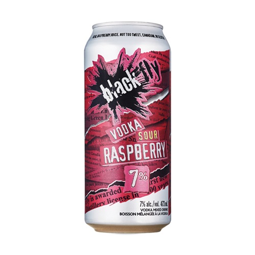 Black Fly Vodka Sour Raspberry