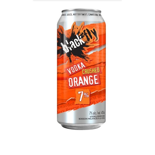 Black Fly Vodka Crushed Orange Cocktail