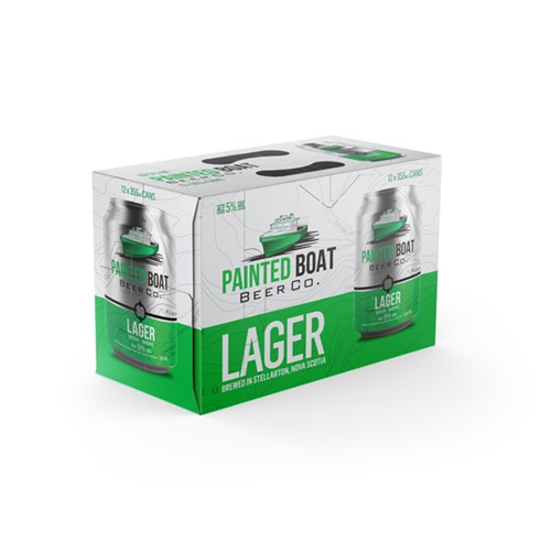 Painted Boat Beer Co Pale Lager 12 Can Pack