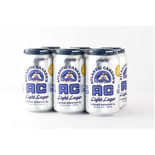 2 Crows AC Light Lager 6 Pack Cans