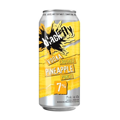 Black Fly Vodka Crushed Pineapple Punch