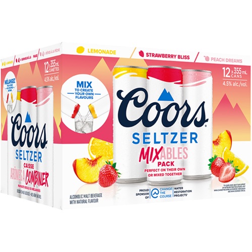 Coors Seltzer Mixables Variety Pack