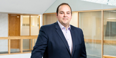 Photo of David Pace at the NSLC head office