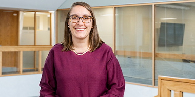 Photo of Jennifer Abbey at the NSLC head office