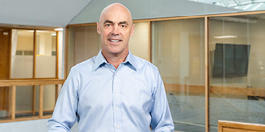 Photo of John MacKinnon at the NSLC head office