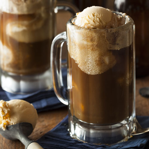 Mikes root beer float