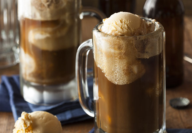 Mikes root beer float