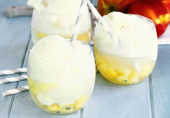 Smirnoff ice cream float