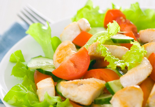 Summery chicken salad