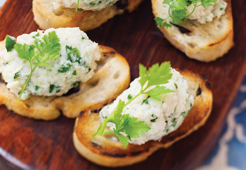 Haddock & lemon quenelles