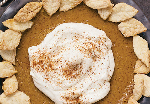 Roasted squash and maple pie