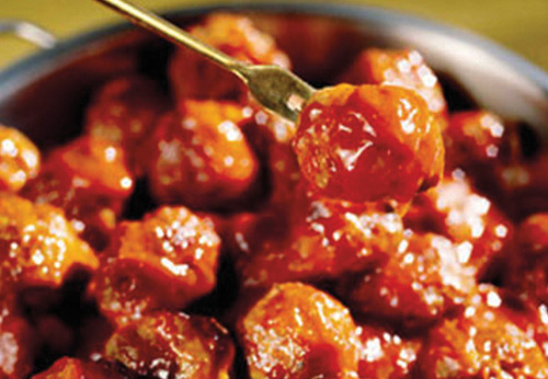 Sweet and sour meatballs