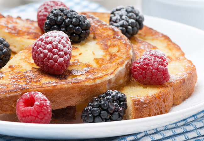 Learn how to make this delicious French toast. Start your Natal Day off right with a Nova Scotia breakfast feast featuring fresh local blueberries. 