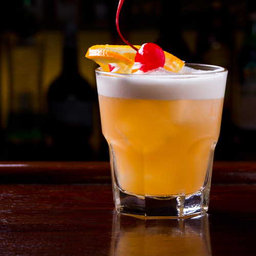 MyNSLC Whisky Sour is a classic simple cocktail with whisky and lemon