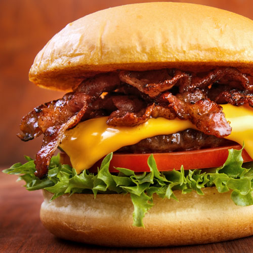 BBQ bacon cheeseburger