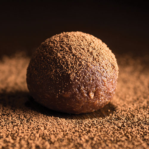 A chocolate truffle 