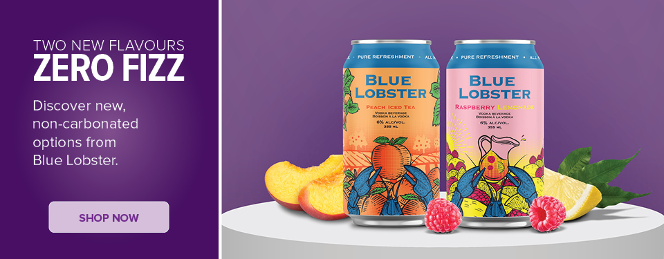 Discover new, non-carbonated options from Blue Lobster. 