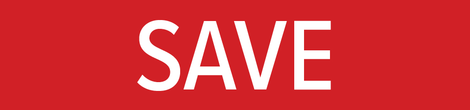 Solid red background with 