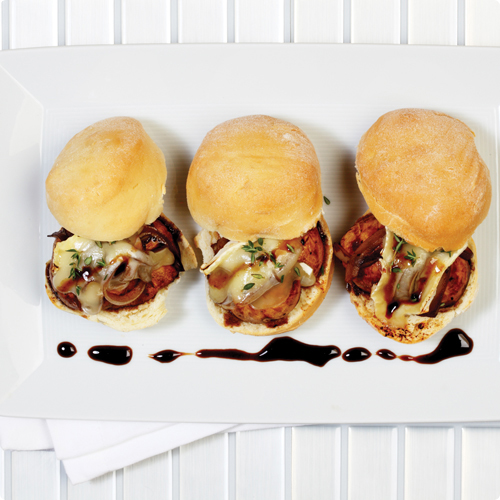 Mini Mushroom Sliders